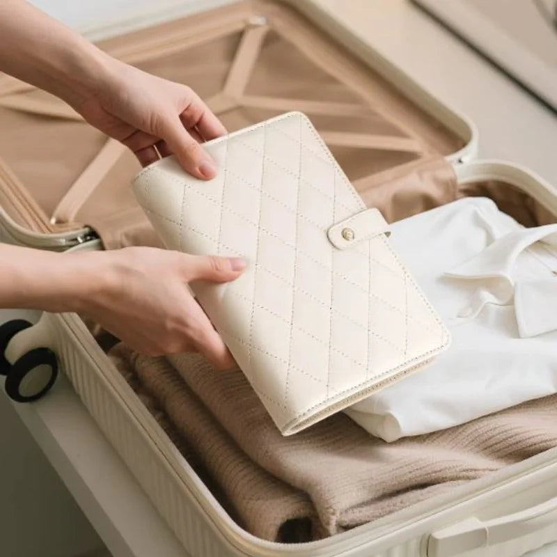 Organizator Bijuterii Portabil Tip Carte cu Compartimente Ajustabile